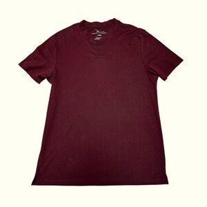 NWT Marc Anthony Deep Burgundy Short Sleeve Polo Shirt